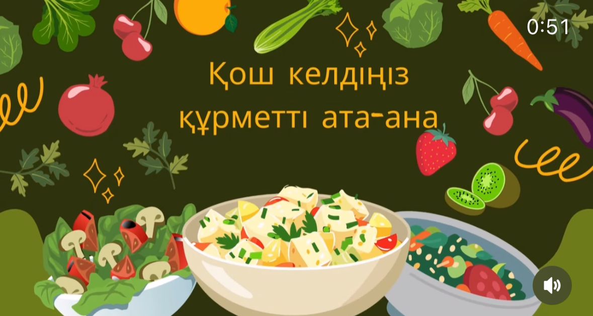 «Дұрыс тамақтану әдет-ғұрпын сақтау»