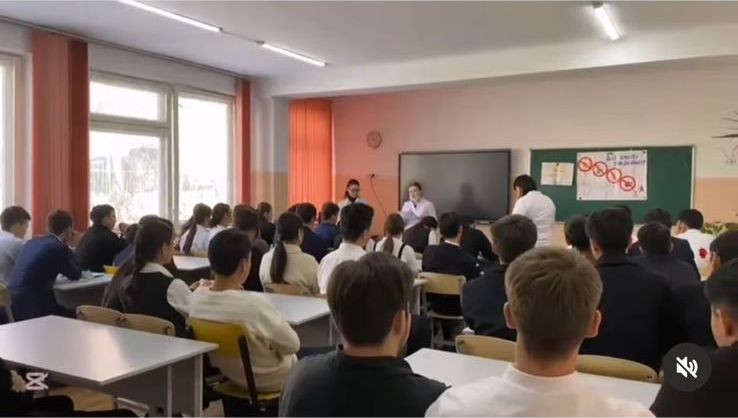 «АИТВ-ЖИТС», шылым шегу, алкогольдің зияны туралы профилактикалық түсіндіру жұмыстары жүргізілді