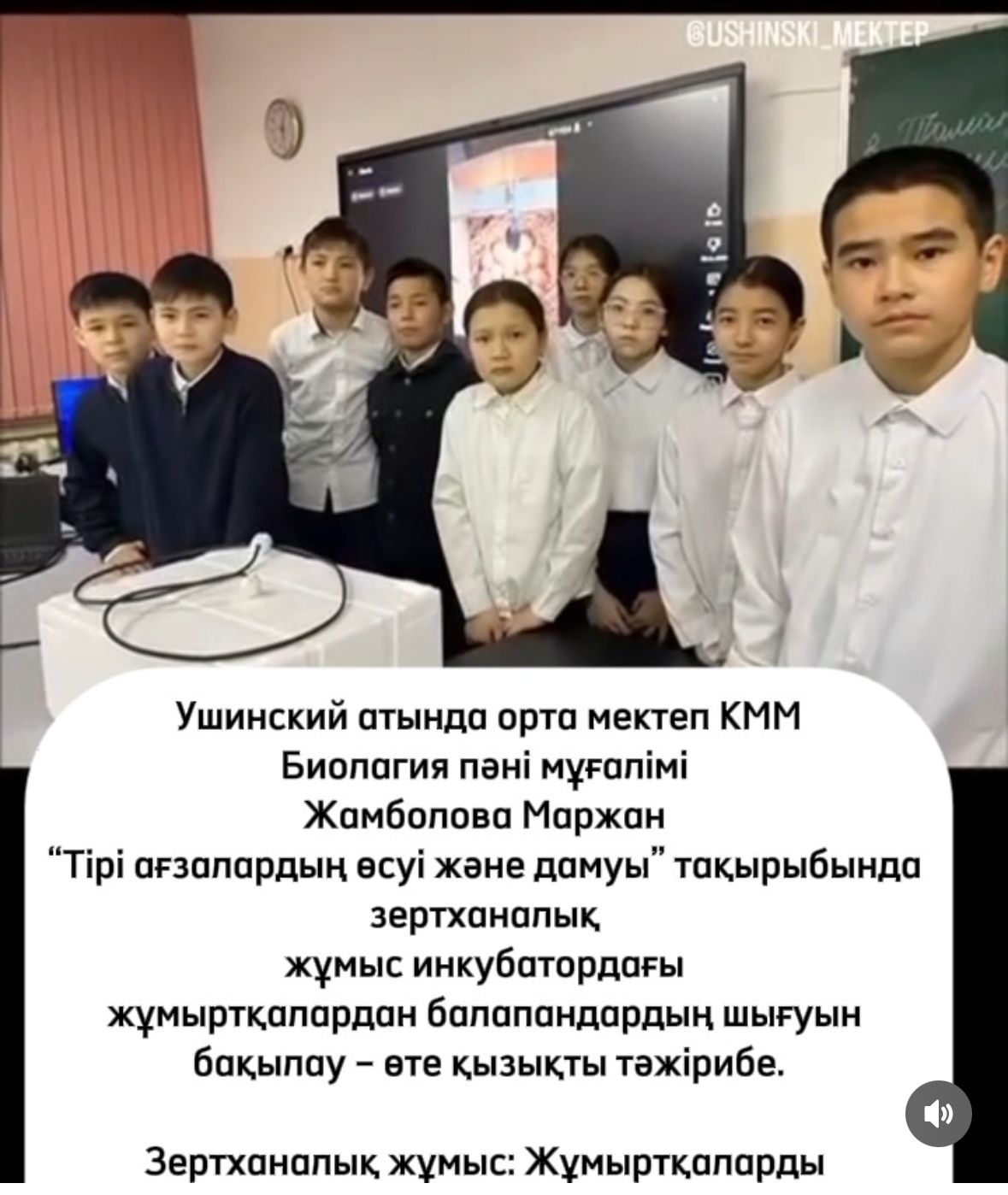 Зертханалық жұмыс "Тірі ағзалардың өсуі және даму"