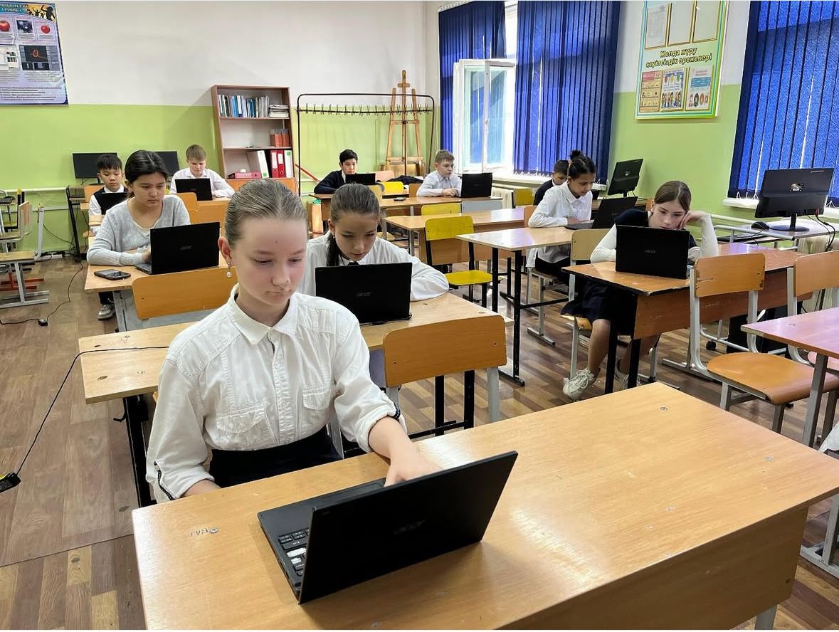 7 сәуір күні Ушинский атындағы орта мектепте 6- сыныптар арасында “Мың бала” республикалық олимпиадасының мектепішілік кезеңі өтті.